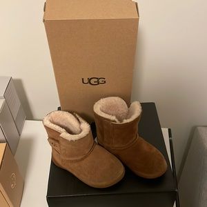 Ugg Toddler T Keelan US 7 Chestnut Brown in box